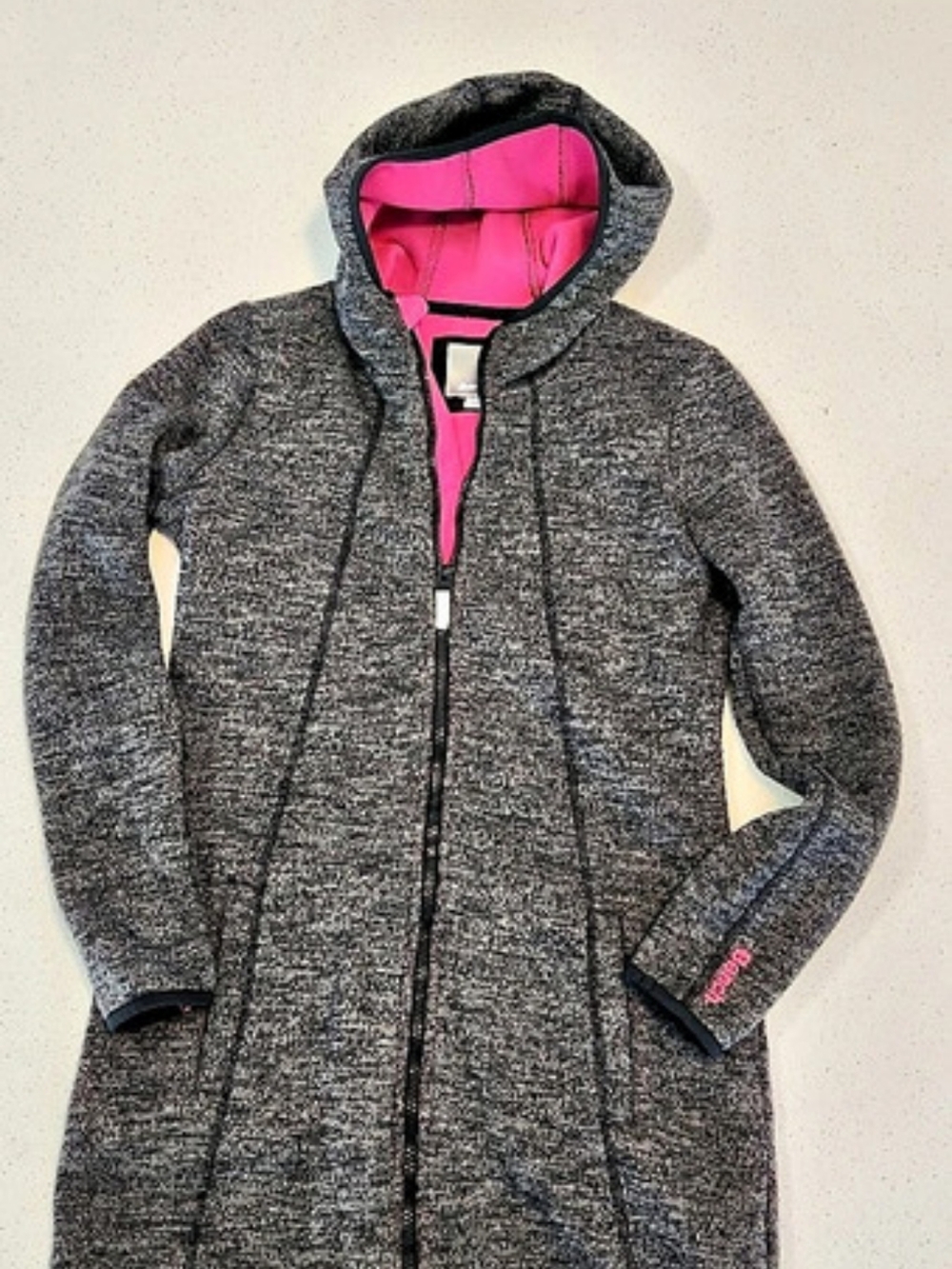 Bench Girls’ Long Fleece Hooded Jacket– 164 cm / 13–14Y